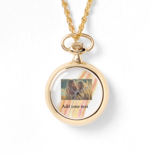 custom add your photo christmas personalised water watch