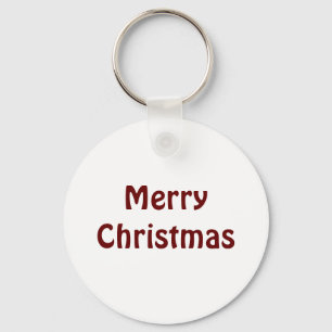 custom add your photo text merry christmas holiday key ring