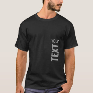 Custom Add Your Text Here Template Men's Basic T-Shirt
