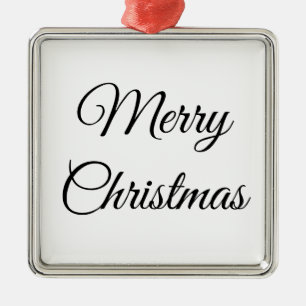 custom add your text photo christmas personalised metal tree decoration