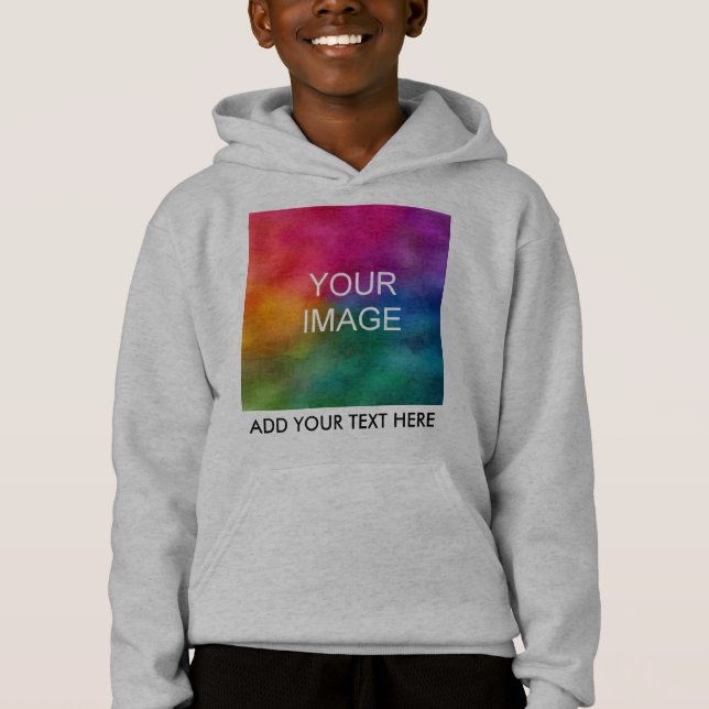 Custom Add Your Text Photo Image Template Kids (Front)