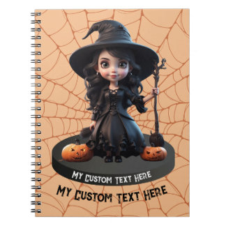 Custom Add Your Text Template Gothic Notebook