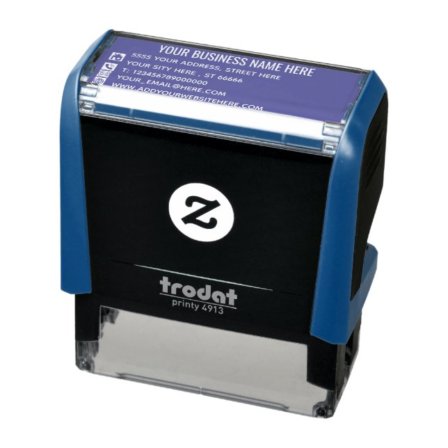 Custom Address Colour Self-inking Stamp Templete (Product)