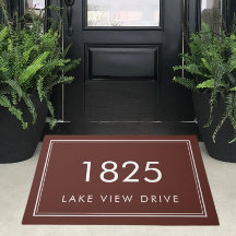 Custom Address Door Mat