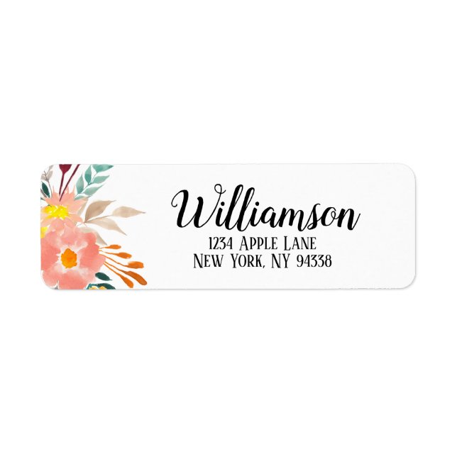 Custom Address Labels Navy Wedding (Front)