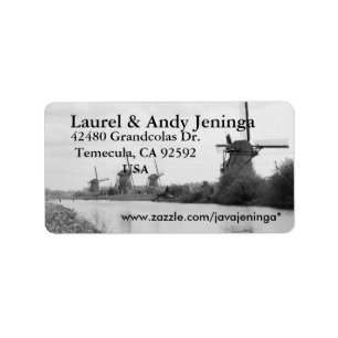 Custom Address Labels with Windmills