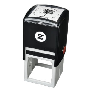 Custom Address Palm tree Self Ink Return Address Self-inking Stamp