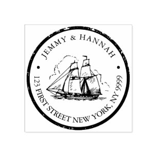 Custom Address Stamp, Wedding Stamp, Ship Rubber R Stamp