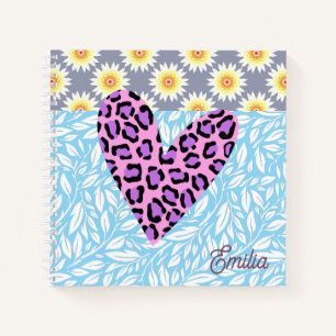 Custom adorable patternscolorful Botanical Notebook