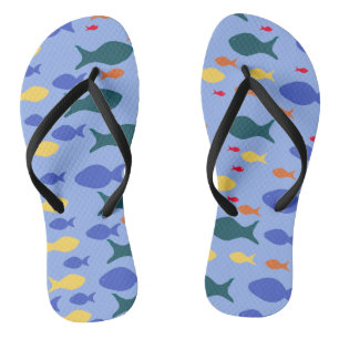 Custom Adult, Slim Straps Flip Flops