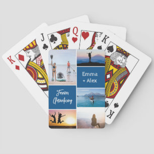 Custom Adventure Photo Collage Playing Cards
