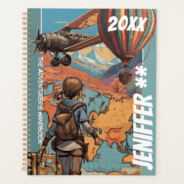 Custom Adventure Planner - Trailblazer's Journal (Front)
