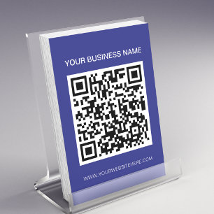 Custom Advertising Promotional QR Code & Text Flyer