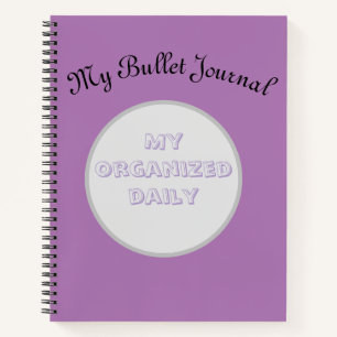 Custom Aesthetic Bullet Journal - Spiral Notebook