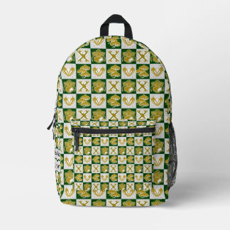 Custom Aesthetic Japanese Vintage Lucky Pattern Printed Backpack