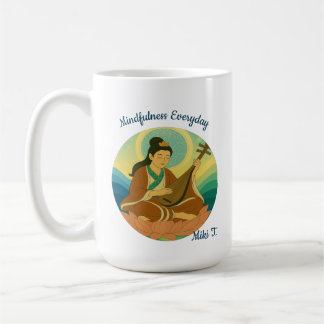 Custom Aesthetic Modern Japan Lucky Goddess  Coffee Mug