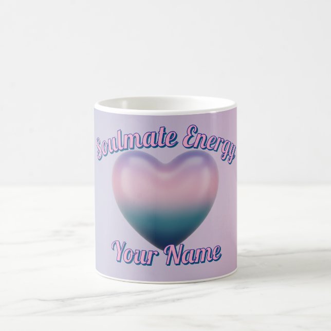 Custom Aesthetic Pink and purple Mug (Center)