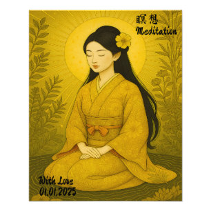 Custom Aesthetic Zen Meditation Mindful Art Photo Print