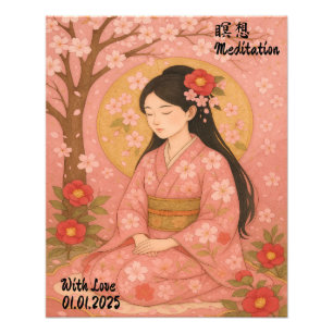 Custom Aesthetic Zen Meditation Mindful Art Photo Print