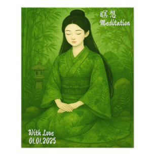 Custom Aesthetic Zen Meditation Mindful Art  Photo Print
