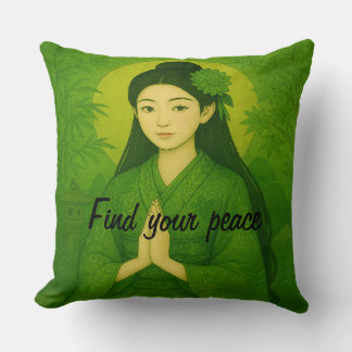 Custom Aesthetic Zen Meditation Mindful Minimalist Cushion