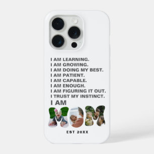 Custom Affirmation New Mom photo Gift iPhone 15 Pro Case
