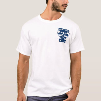 CUSTOM AFL GEELONG FOOTBALL CLUB T-SHIRT