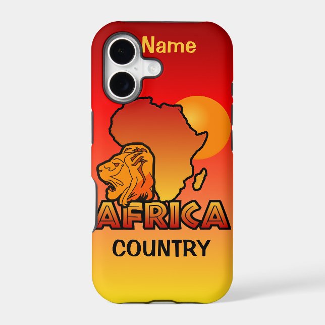 Custom AFRICA iPhone 5 Case-Mate (Back)