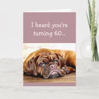 Custom Age 60th Birthday No Day Naps Sleeping Dog