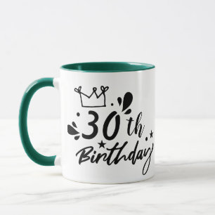 Custom Age Coffee Cup, Happy Birthday  Mug