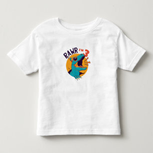 Custom Age Dinosaur Roar I'm Birthday T-Shirt