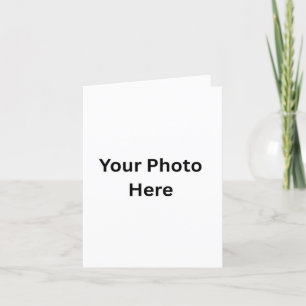 Custom AI Photo Greeting Card   Personalized Messa