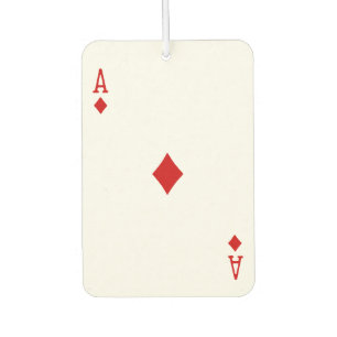 Custom Air Freshener - Ace of Diamonds
