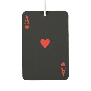 Custom Air Freshener - Ace of Hearts
