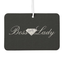 Custom Air Freshener - Diamond Boss Lady