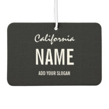 Custom Air Freshener - License Plate State