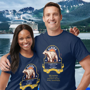 Custom Alaska Bear Family Reunion Cruise T-Shirt