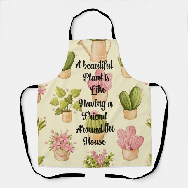 Custom All-Over Print Apron with  (Front)