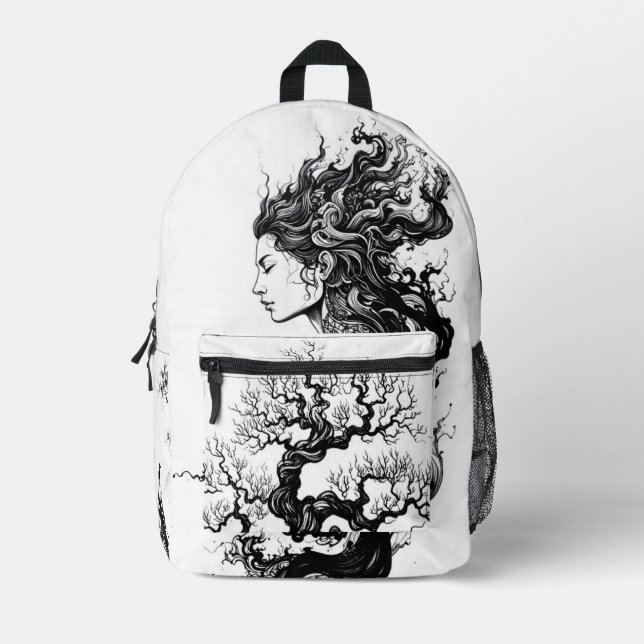 Custom All-Over Print Backpack (Front)