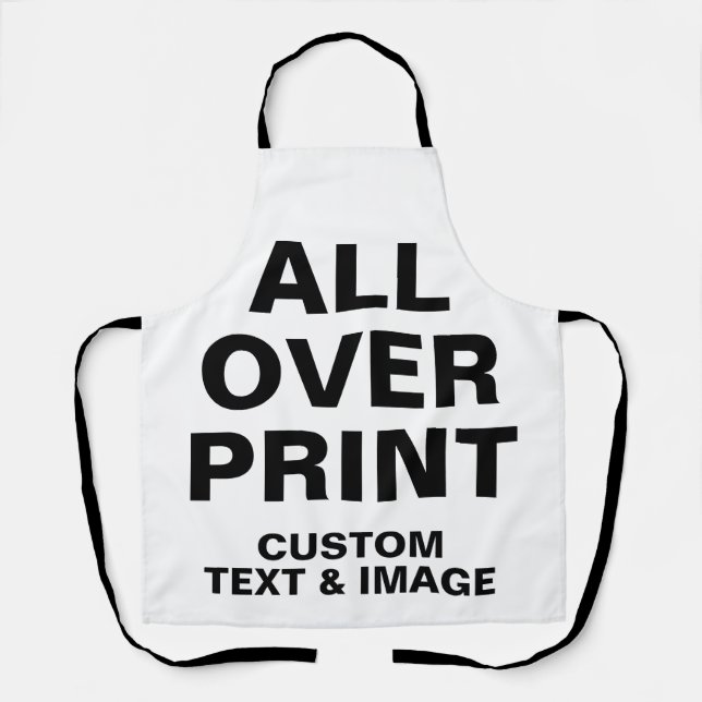 Custom All Over Print Medium Apron (Front)