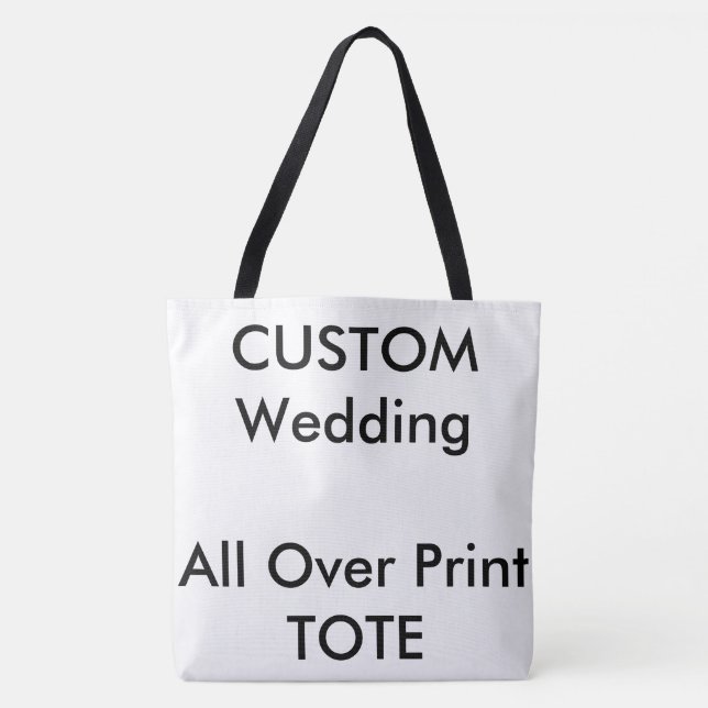 Custom ALL OVER PRINT Tote Bag (Front)