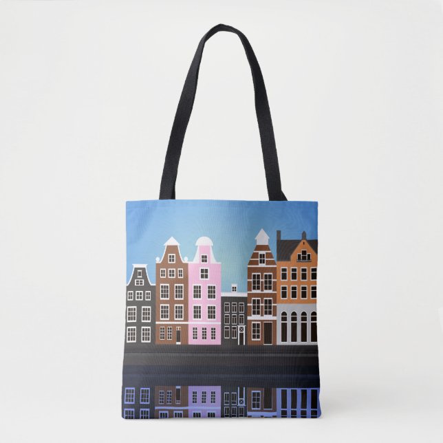 Custom All-Over-Print Tote Bag Amsterdam (Front)