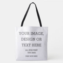 Custom All Over Print Tote - Personalised Design