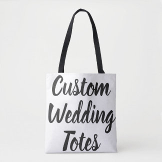 Custom All Over Print Wedding Tote Blank Template Bag