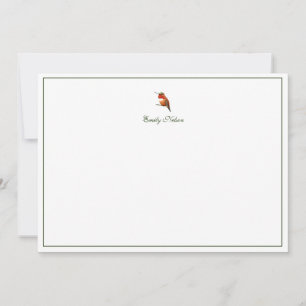 Custom Allen's Hummingbird Note Card