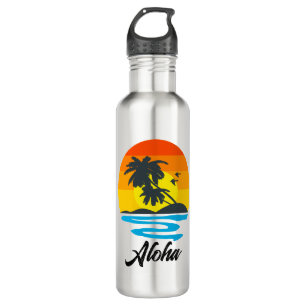 Custom Aloha Tropical Hawaiian  710 Ml Water Bottle