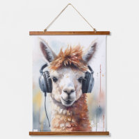 Custom Alpaca Music Factory Headphones Tapestry
