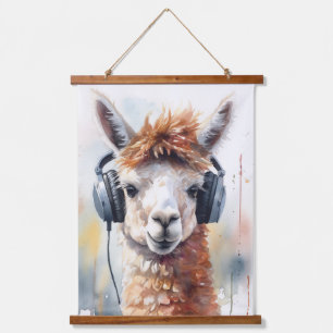 Custom Alpaca Music Factory Headphones Tapestry