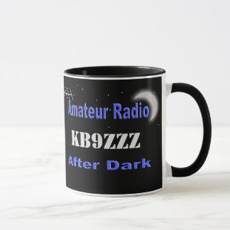 Custom Amateur Radio After Dark Mug