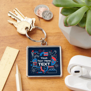 Custom America’s 250th anniversary Key Ring